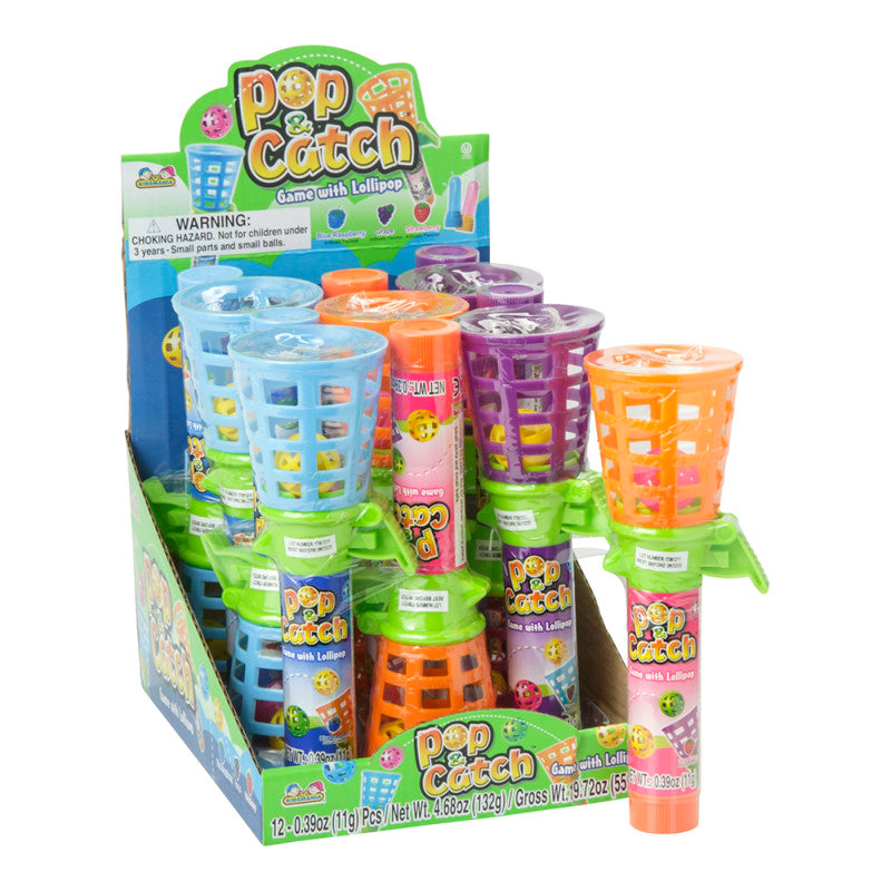 Wholesale Pop And Catch Game With Lollipop 0.39 Oz Bulk