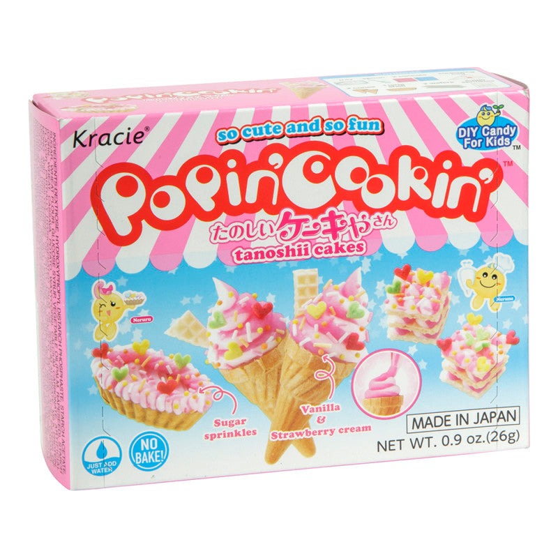 Wholesale Popin' Cookin' Japanese Tanoshii Cakes Kit 0.09 Oz Box- Bulk