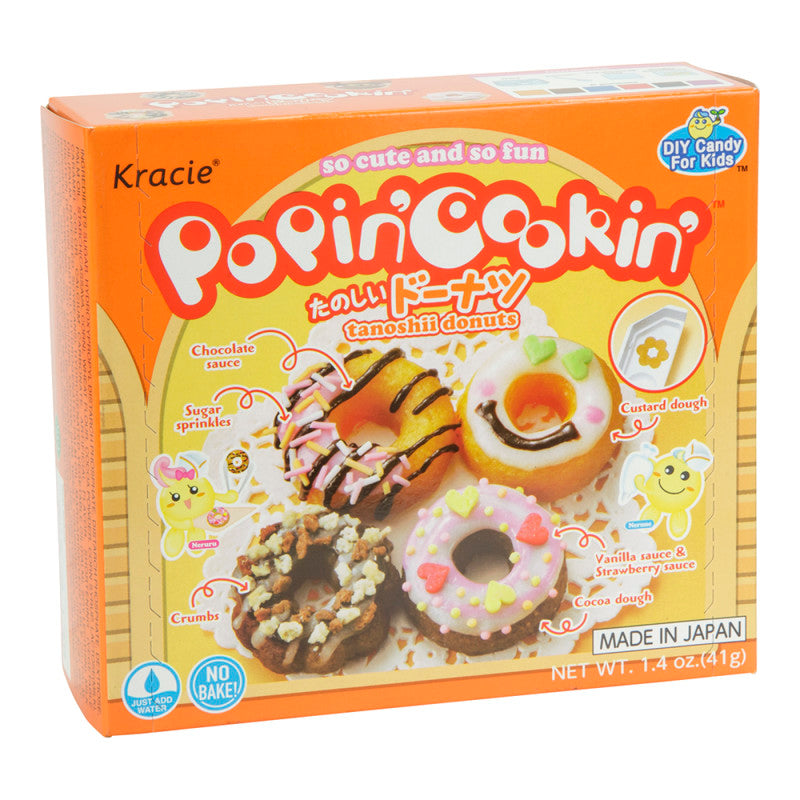 Wholesale Popin' Cookin' Japanese Tanoshii Donuts Kit 1.4 Oz Box Bulk