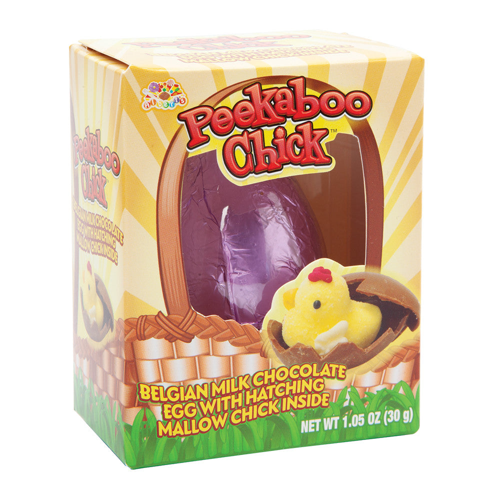 Peekaboo Chick Milk Chocolate Egg With Marshmallow Chick