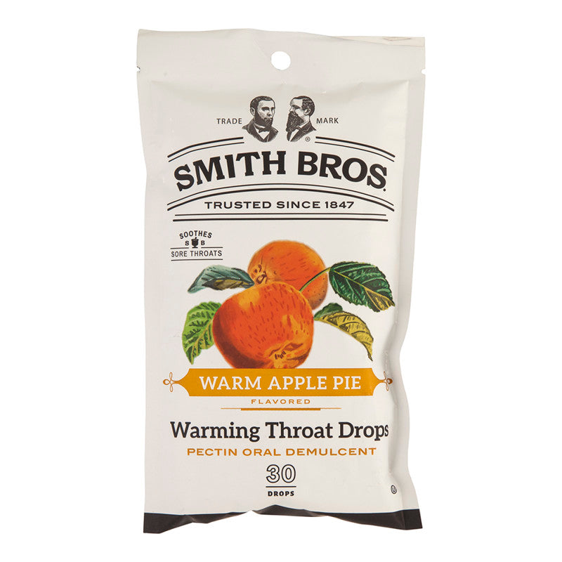 Wholesale Smith Bros Throat Drops Warm Apple Pie 4 Oz Peg Bag Bulk