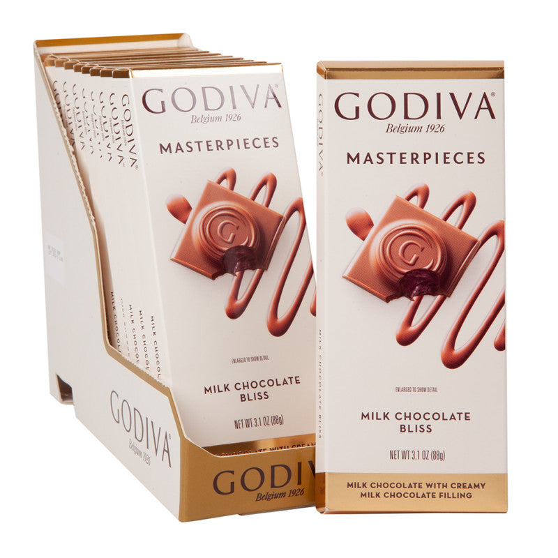 Wholesale Godiva Milk Chocolate Bliss Masterpiece 3 Oz Bar Bulk