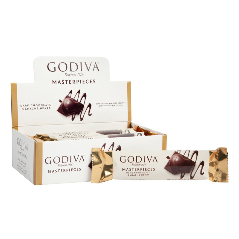 Wholesale Godiva Masterpiece Dark Chocolate Ganache Heart 1 Oz Bar Bulk