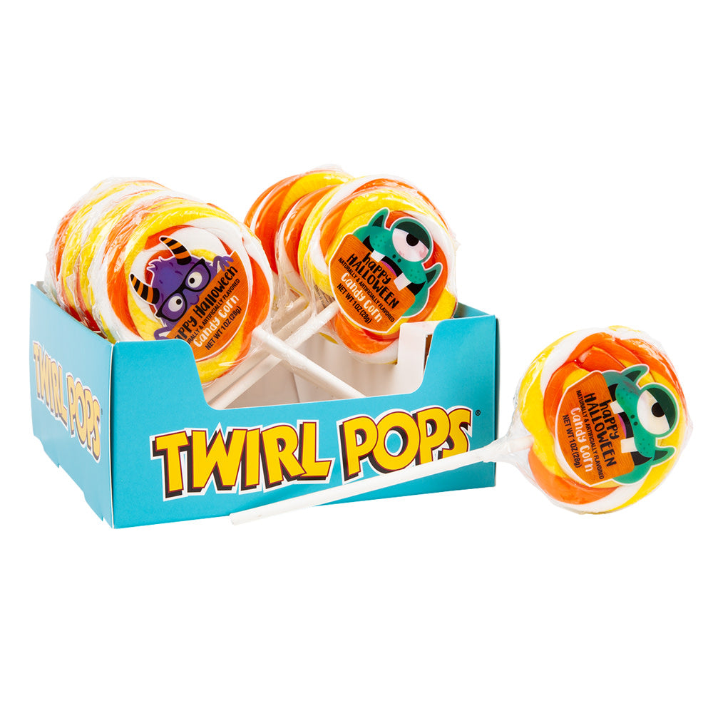 Wholesale Twirl Pops Halloween Lollipop 1 Oz Bulk