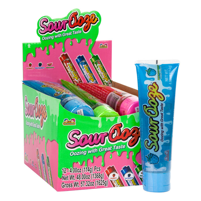 Wholesale Sour Ooze Tube Squeeze Pop 4 Oz- Bulk