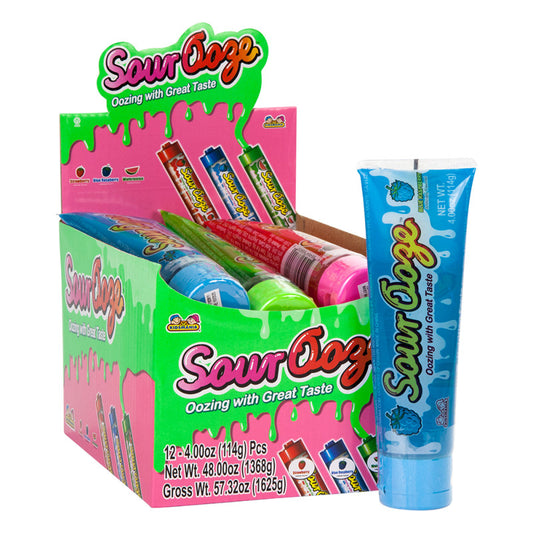 Wholesale Sour Ooze Tube Squeeze Pop 4 Oz- Bulk