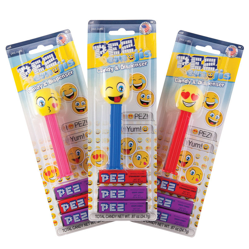 Wholesale Pez Emojis Assortment Blister Pack 0.87 Oz *Sf Dc Only* Bulk