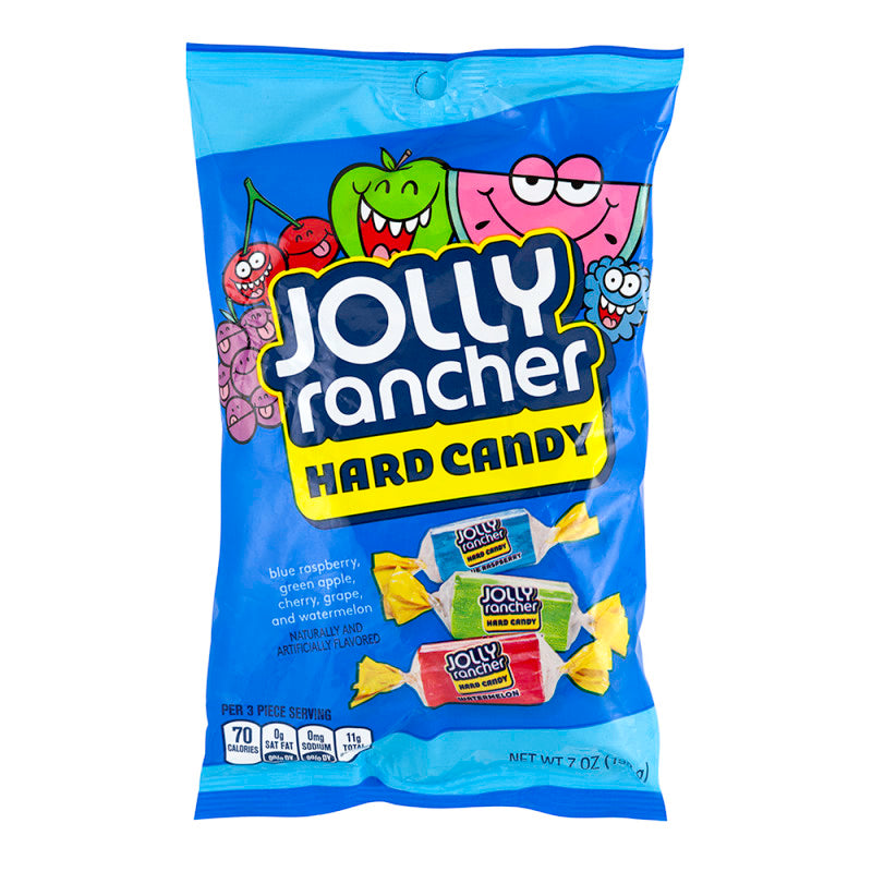 Wholesale Jolly Rancher Original Hard Candy 7 Oz Peg Bag- Bulk