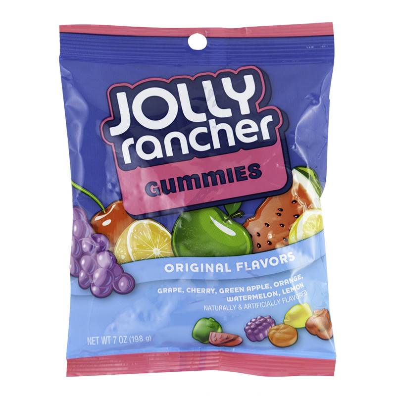 Wholesale Jolly Rancher Gummies 5 Oz Peg Bag- Bulk