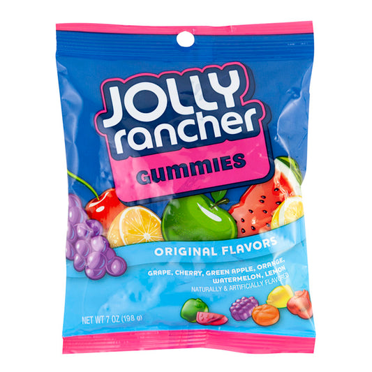 Wholesale Jolly Rancher Gummies 5 Oz Peg Bag- Bulk
