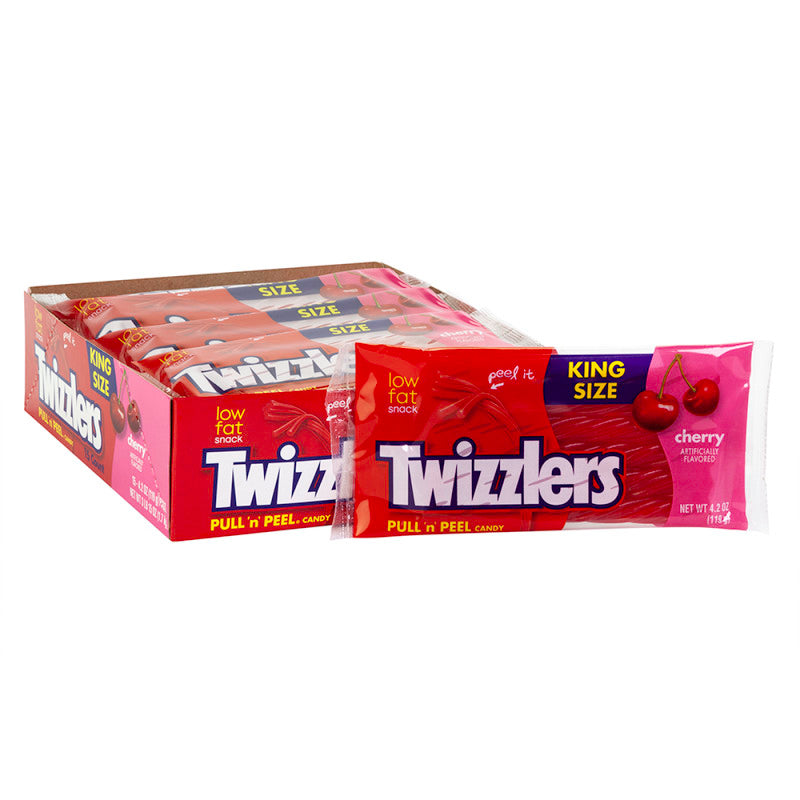 Wholesale Twizzlers Pull 'N' Peel Cherry 4.2 Oz Bulk