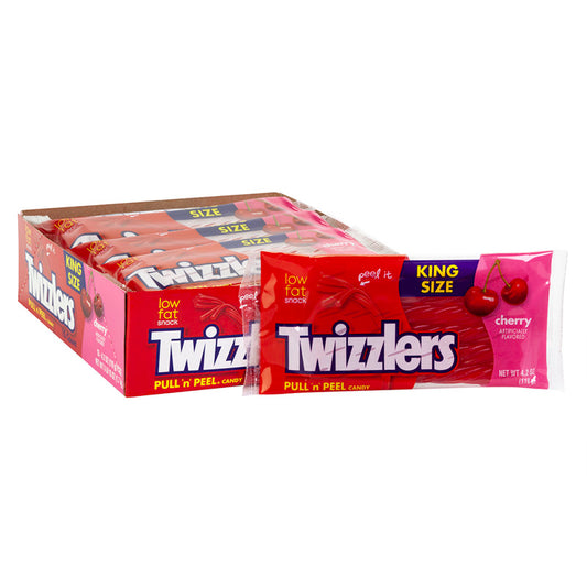 Wholesale Twizzlers Pull 'N' Peel Cherry 4.2 Oz- Bulk