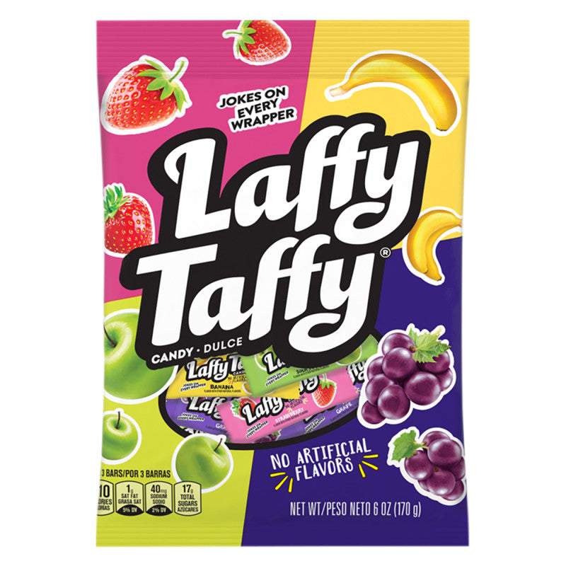 Wholesale Laffy Taffy 6 Oz Peg Bag- Bulk