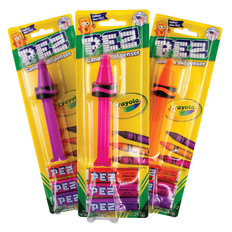 Wholesale Pez Crayola Assortment Blister Pack 0.87 Oz *Sf Dc Only* Bulk