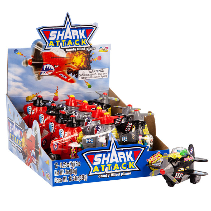 Wholesale Shark Attack Candy Filled Toy Plane 3 Oz Bulk