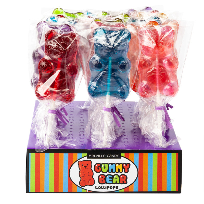 Wholesale Sugar Bear Gummy Bear Shaped 1 Oz Lollipop- Bulk