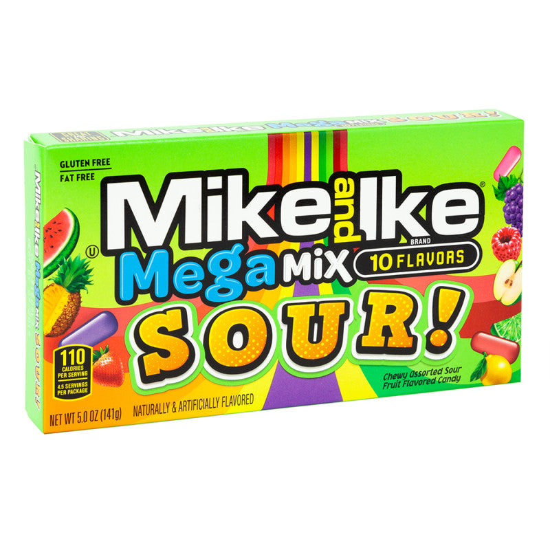 Wholesale Mike And Ike Mega Mix Sour 5 Oz Theater Box Bulk