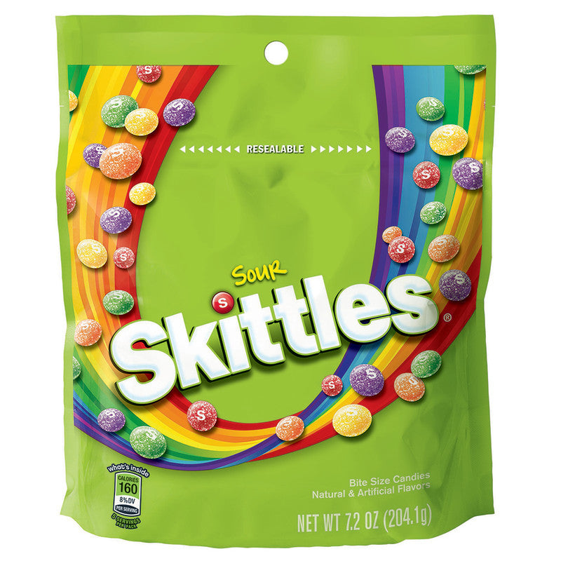 Wholesale Sour Skittles 7.2 Oz Pouch- Bulk