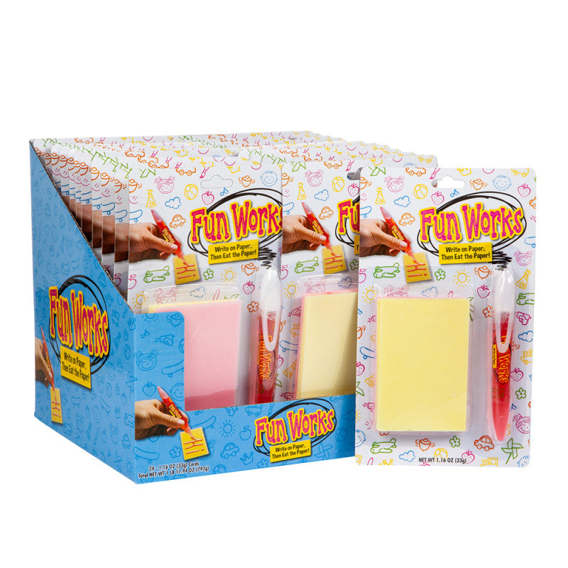 Wholesale Fun Works Edible Paper With Edible Ink Pen 1.16 Oz- Bulk