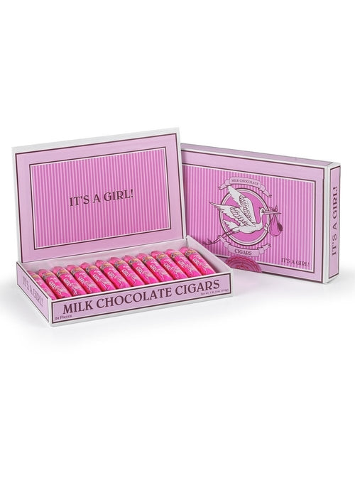 Wholesale Madelaine Chocolate It’S A Girl Cigars Gift Box - 192 Ct Box- Bulk