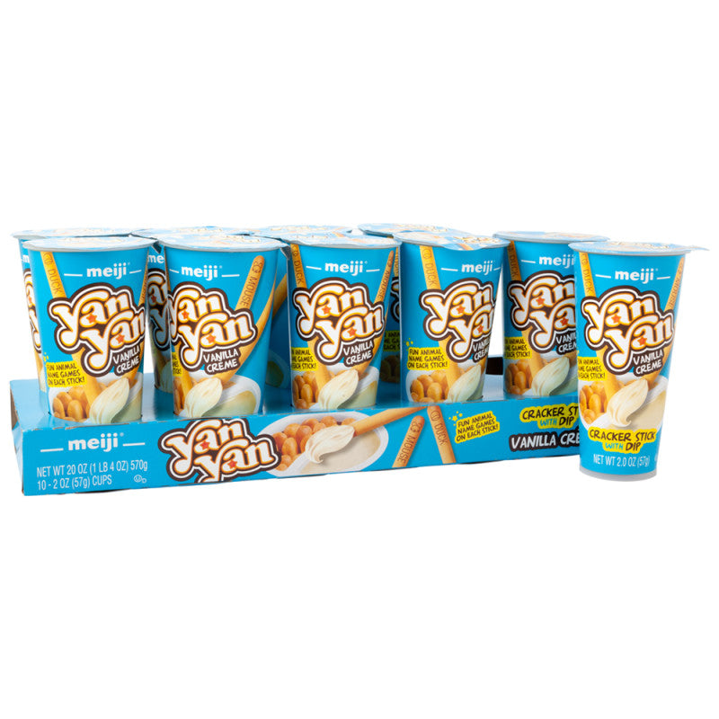 Wholesale Meiji Yan Yan Vanilla Creme 2 Oz- Bulk