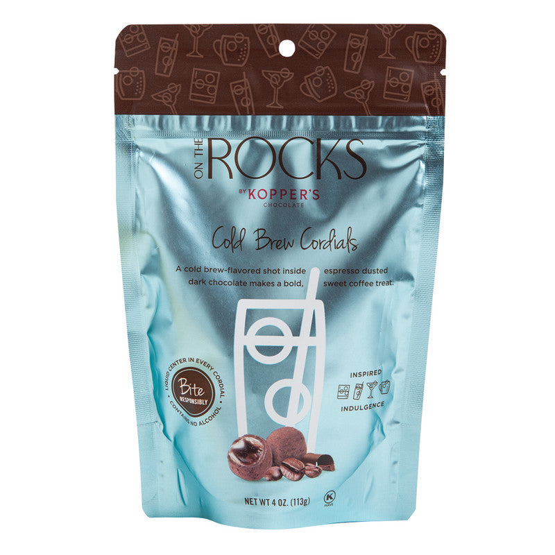 Wholesale On The Rocks Cold Brew Cordials 4 Oz Pouch- Bulk