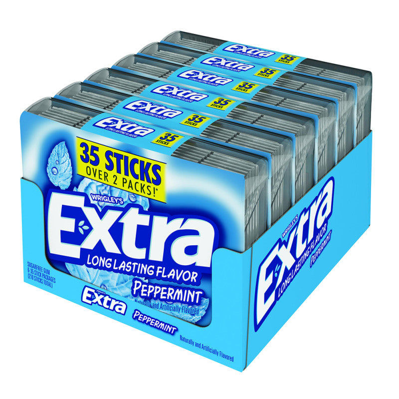 Wholesale Extra Peppermint Gum Mega Pack 3.33 Oz Bulk
