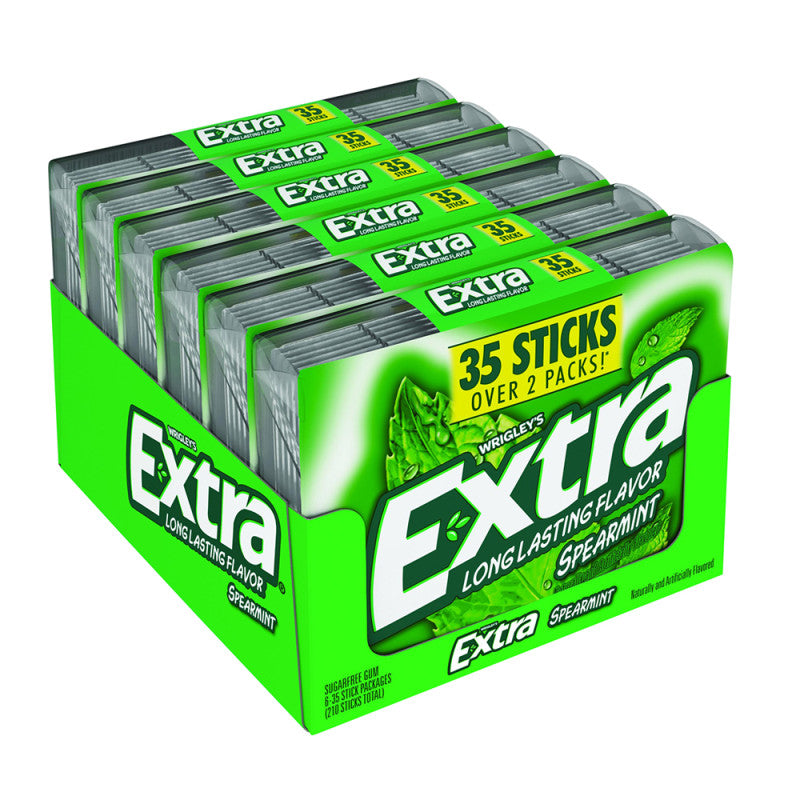 Wholesale Extra Spearmint Gum Mega Pack 4.13 Oz Bulk
