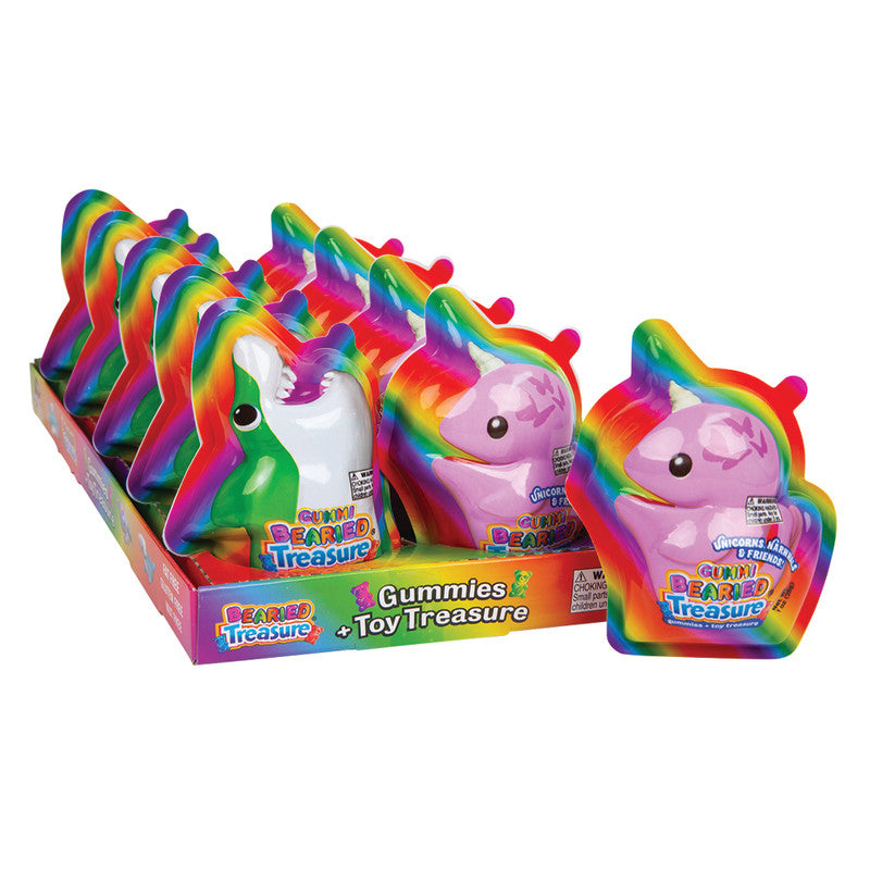 Wholesale Bearied Treasure Gummies & Toy Treasure 1 Oz- Bulk