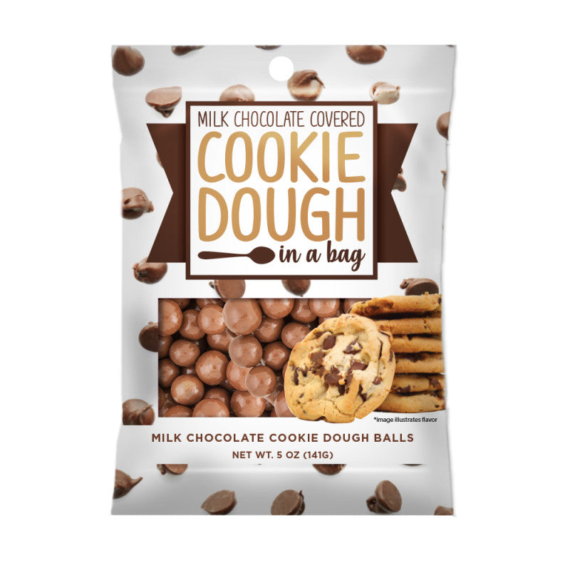 Wholesale Amusemints Chocolate Covered Cookie Dough In A Bag 5 Oz Peg Bag Bulk