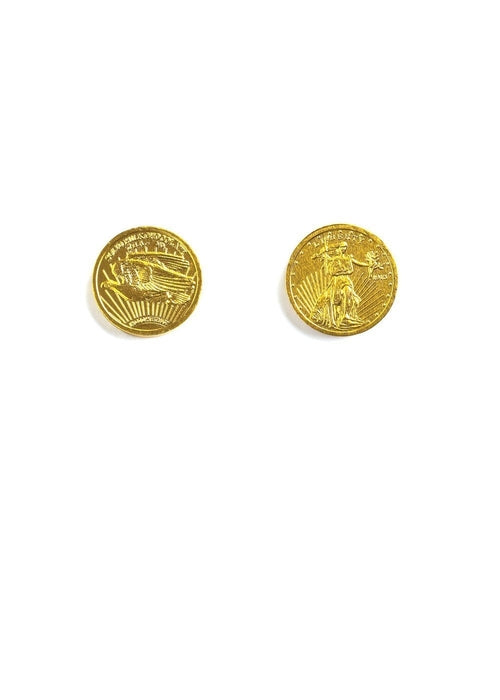 Wholesale Madelaine Chocolate Medium Gold Coins - 10 Lb Bag Bulk