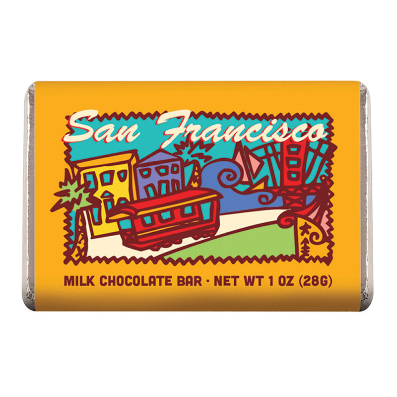 Wholesale Amusemints San Francisco Milk Chocolate 1 Oz  Bar *Sf Dc Only* Bulk