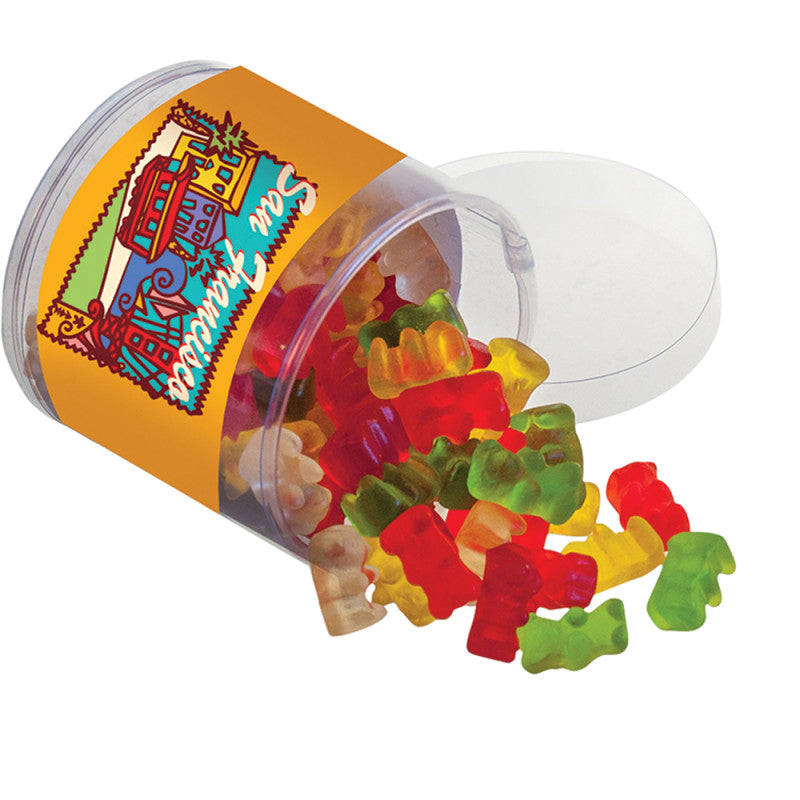 Wholesale Amusemints San Francisco Gummy Bears 6.5 Oz  Acetate Tub *Sf Dc Only* Bulk