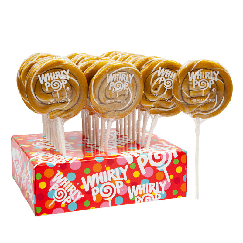 Wholesale Whirly Pop Gold & White Tutti Frutti Flavor 1.5 Oz Bulk