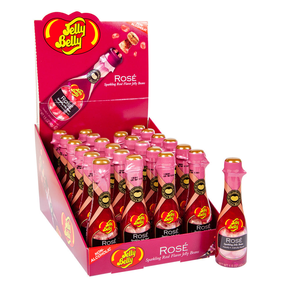 Wholesale Jelly Belly Sparkling Rose Bottle 1.5 Oz- Bulk