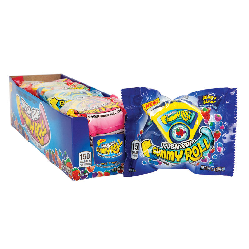 Wholesale Push Pop Gummy Roll Bulk