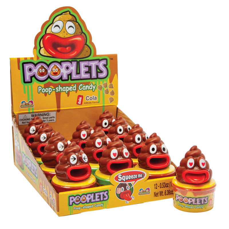 Wholesale Pooplets Poop Emoji With Dextrose Candy 0.53 Oz Bulk
