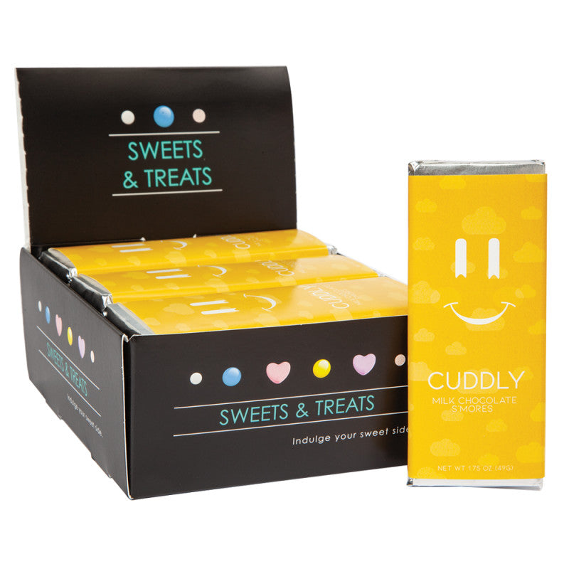 Wholesale Amusemints Milk Chocolate S'Mores Emotion Bar Cuddly 1.75 Oz- Bulk