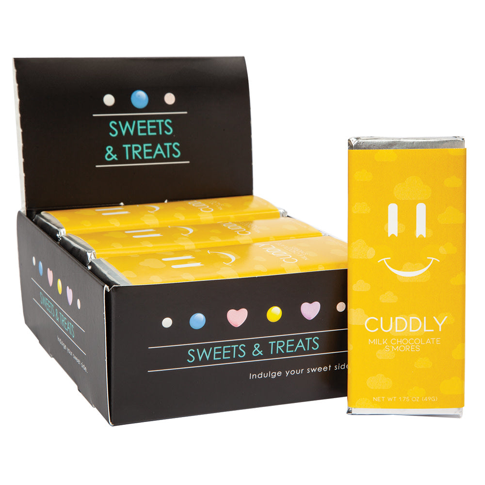 Wholesale Amusemints Milk Chocolate S'Mores Emotion Bar Cuddly 1.75 Oz- Bulk