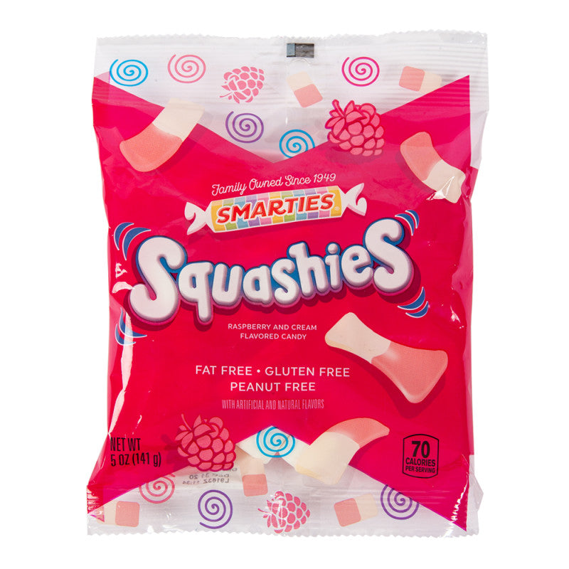 Wholesale Smarties Squashies 5 Oz Peg Bag- Bulk