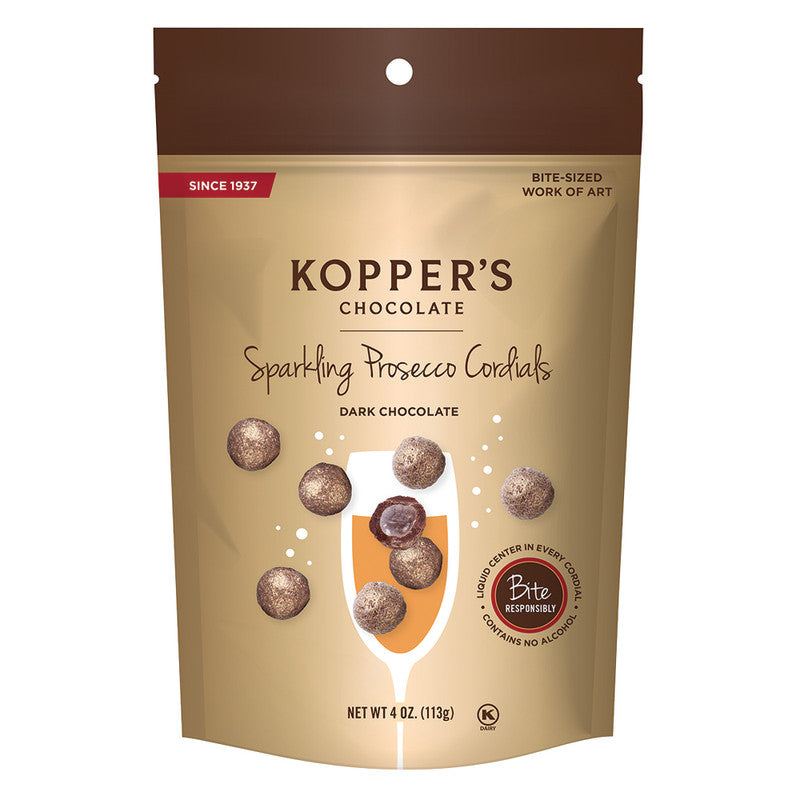 Wholesale Kopper's Sparking Prosecco Cordials 4 Oz Pouch Bulk