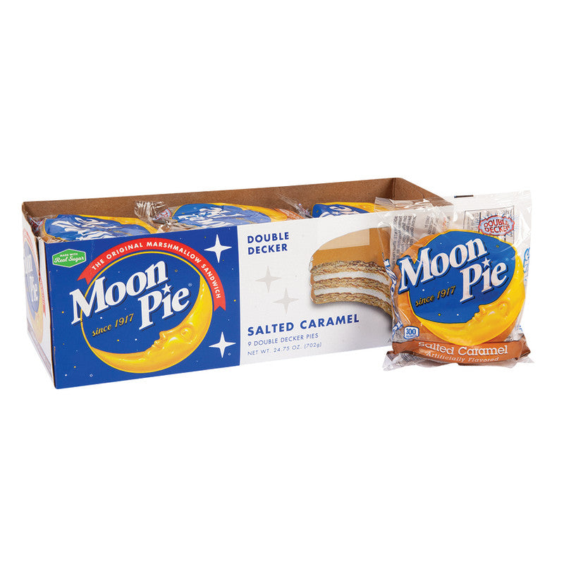 Wholesale Moon Pie Double Decker Sea Salt Caramel 2.75 Oz- Bulk