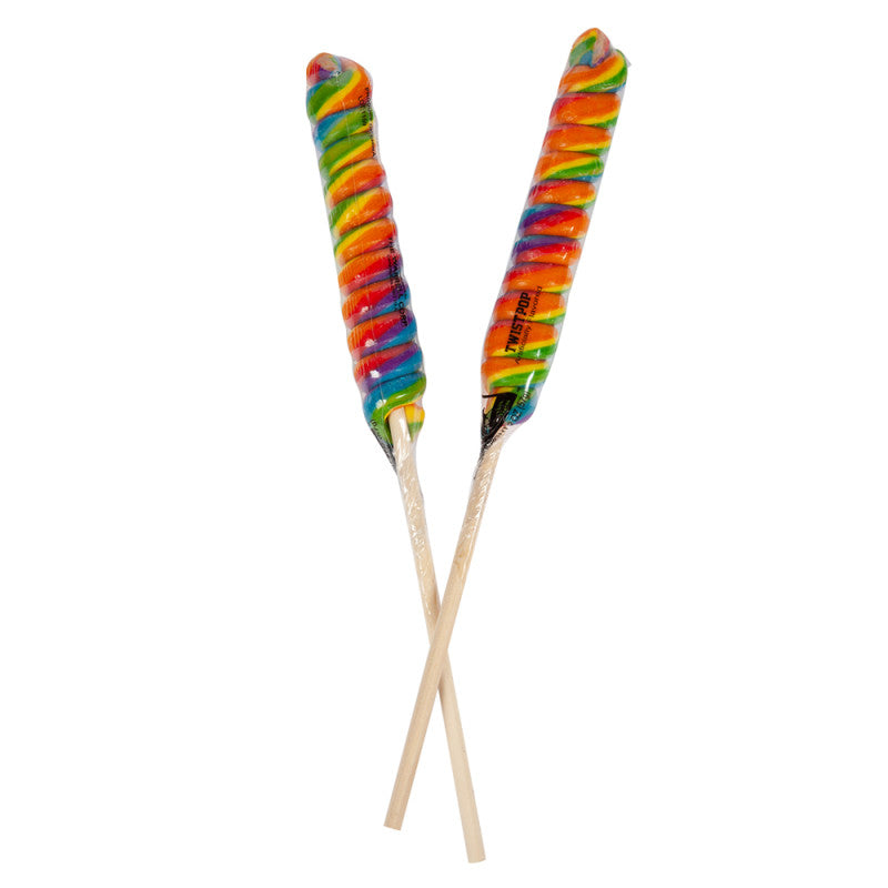 Wholesale Pdc Rainbow Twist Pop Lollipop 2 Oz-48ct case Bulk