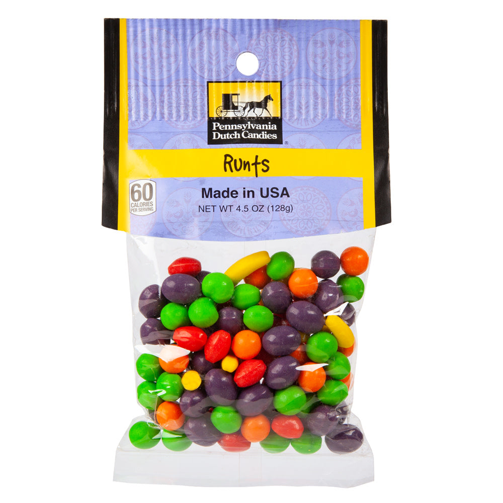 Wholesale Pdc Clear Window Bag Runts Peg Bag 4.5 Oz- Bulk