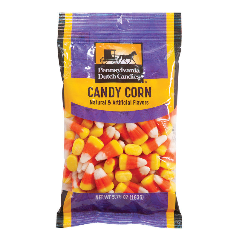Wholesale Pdc Clear Window Bag Candy Corn Peg Bag 5.75 Oz- Bulk