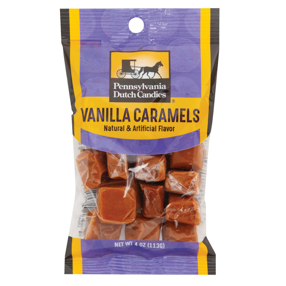 Wholesale Pdc Clear Window Bag Vanilla Caramel Peg Bag 4 Oz- Bulk