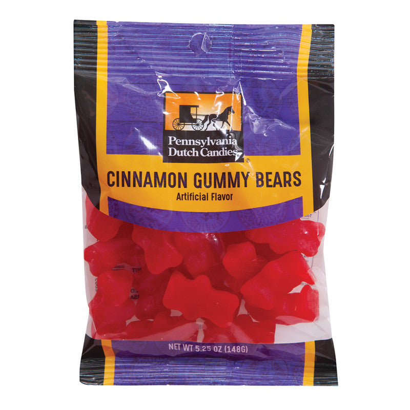 Wholesale Pdc Clear Window Bag Cinnamon Bears Peg Bag 5.25 Oz Bulk