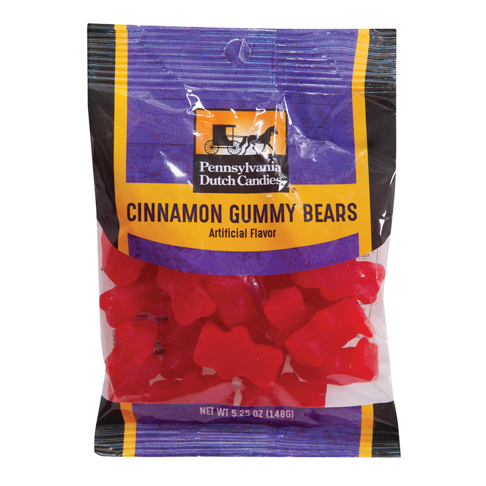 Pdc Clear Window Bag Cinnamon Bears Peg Bag 5.25 Oz