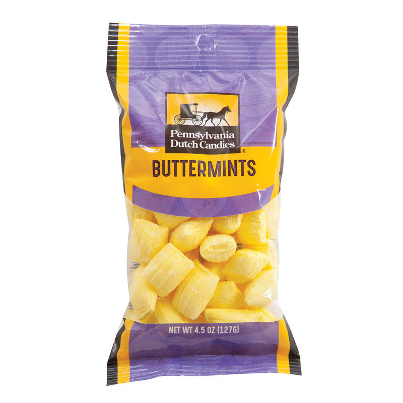 Wholesale Pdc Clear Window Bag Butter Mints Peg Bag 4.5 Oz Bulk