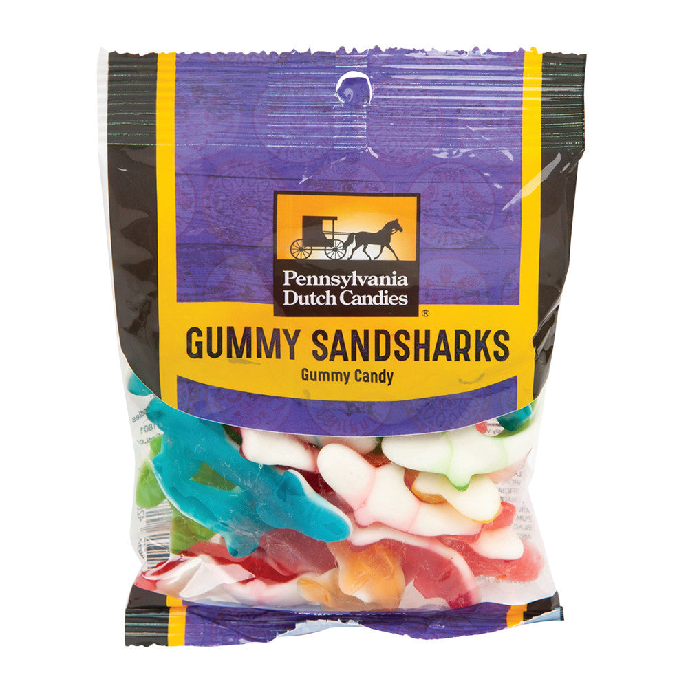 Wholesale Pdc Clear Window Bag Gumy Sharks Peg Bag 5 Oz- Bulk
